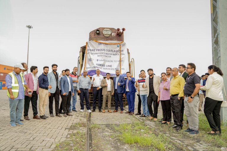 Parekh Marine and CONCOR Flag Off India’s First Double Stack Reefer Block Train from Dadri